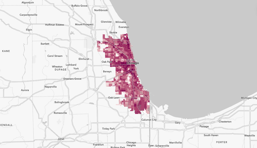 Chicago Community Fridge Suitability Map